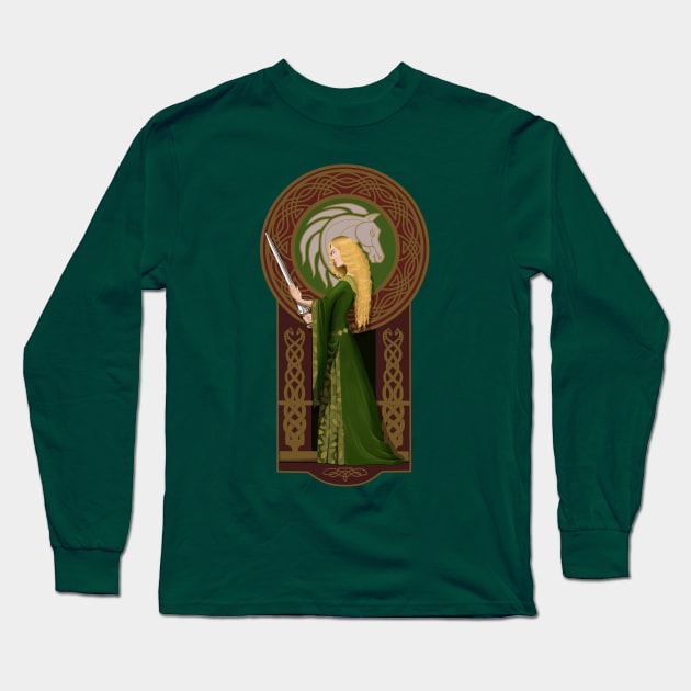 Lady of Rohan Long Sleeve T-Shirt by Tanja Kosta